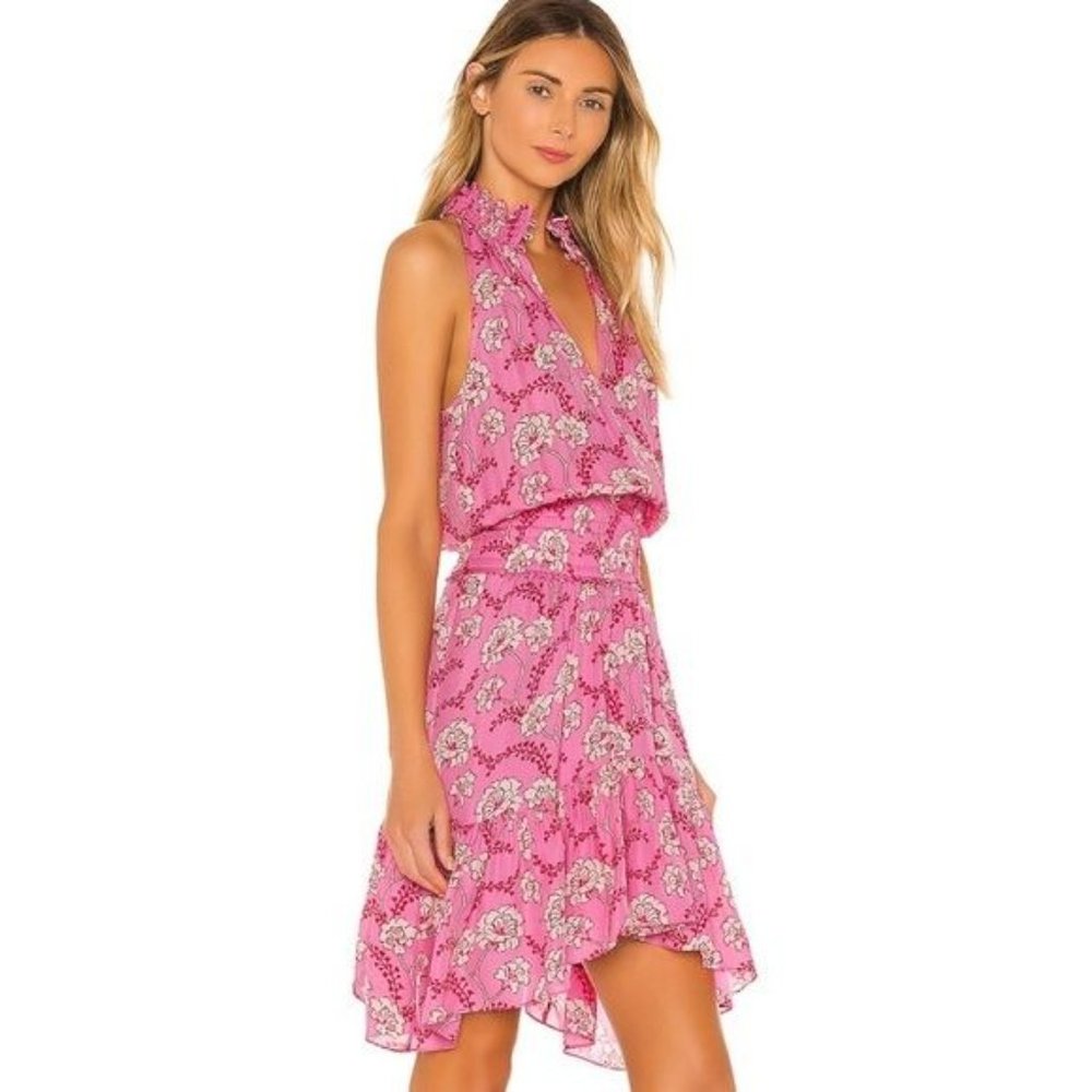 A.L.C. Cody Halter Floral Printed Dress